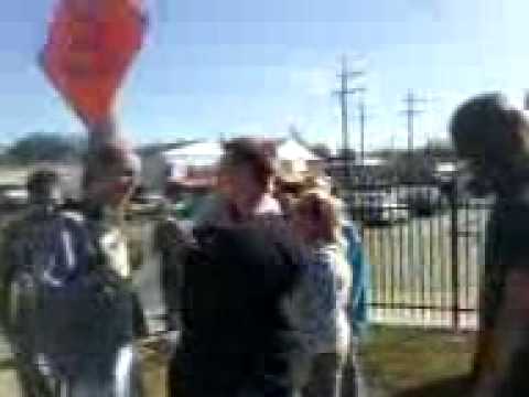 Jesse Barker gets jacked in the face