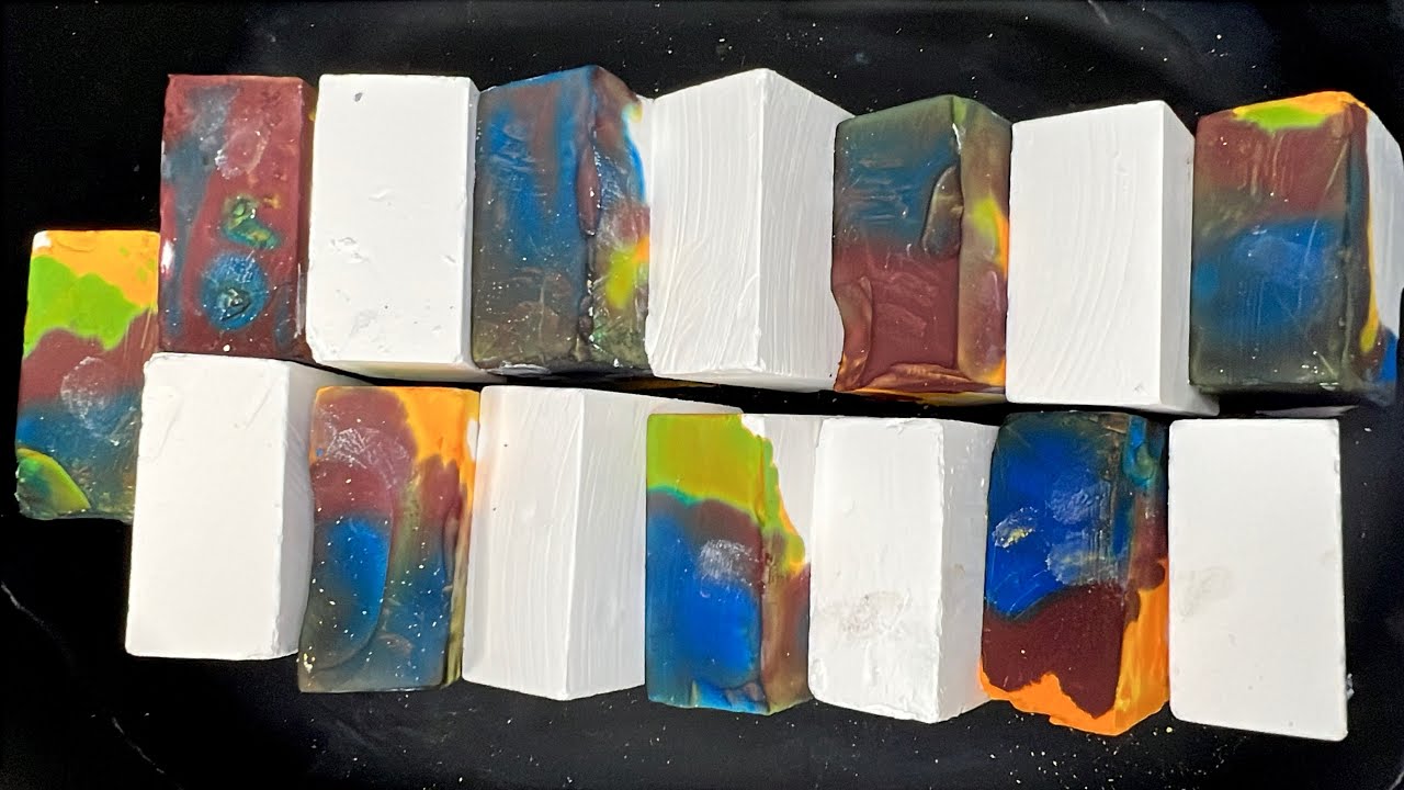 The struggle was real | 16 blocks of multi colour Gym chalk ...