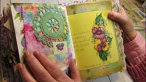 "Thoughts of You"  Pansy Journal Final Flip Through!
