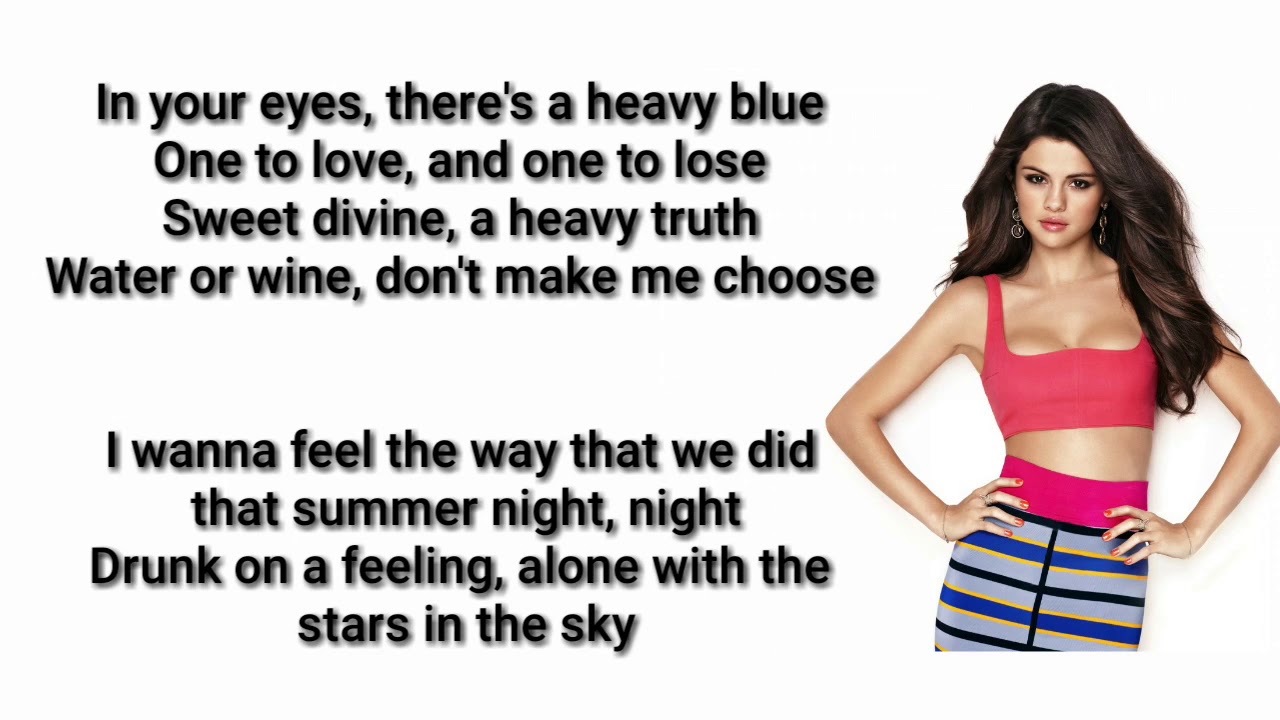 Selena gomez- Wolves lyrics video - YouTube