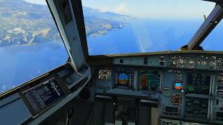 X-Plane 12 | Ultra Realistic Landing in La Palma | Toliss A321-200
