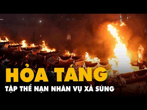 Video Lễ hỏa táng tập thể 36 nạn nhân vụ xả súng ở Thái Lan - youtube