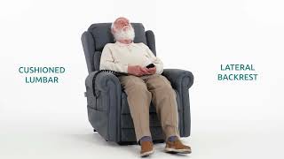 Dallux Nevis Riser Recliner Chair Demonstration | Smooth Reclining & Leg Support
