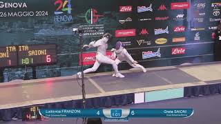 Italian Championships 2024 CWF - GOLD - Ludovica Franzoni v Greta Saioni