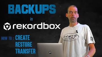 Rekordbox Backups, move computer and upgrade 5 to 6