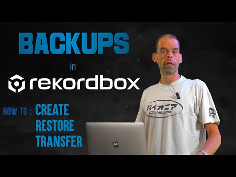 Rekordbox Backups, move computer and upgrade 5 to 6