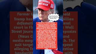 Trump Sues Murdoch & WSJ for $10B Over Epstein Letter!