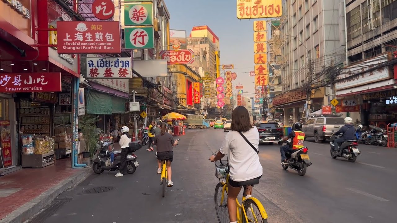 A bike tour is a great way to see real Bangkok   