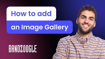 How to add an Image Gallery to Bandzoogle
