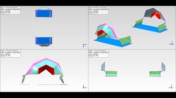 800MW Electric Generator ODS Analysis: End Bells and Foundation