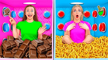 1000 Mystery Buttons Challenge Only 1 Lets You Escape | Funny Situations by Multi DO Best