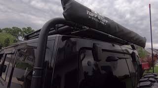 How I mounted my rear Awning on my Kargo Master Safari Congo Cage Pro