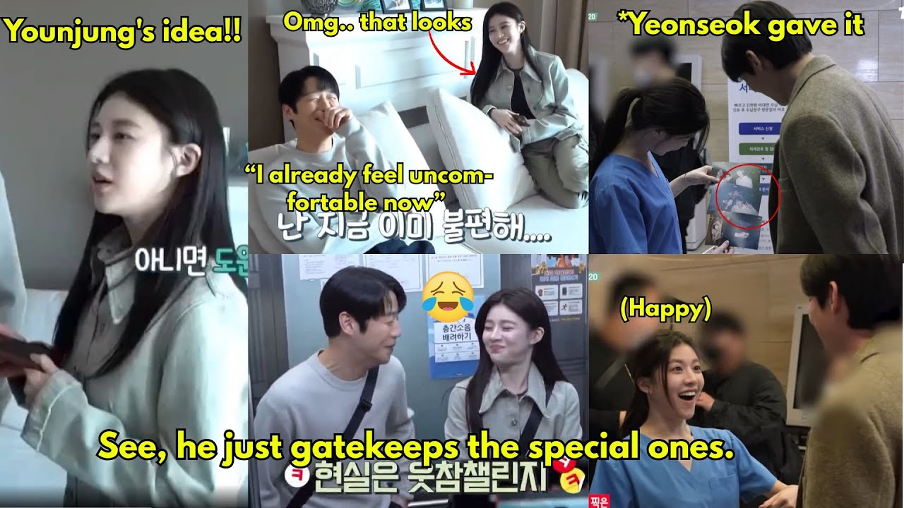 Younjung & Junwon kept laughing before that confession scene🤣 Yoo Yeonseok’ interaction with them🥺