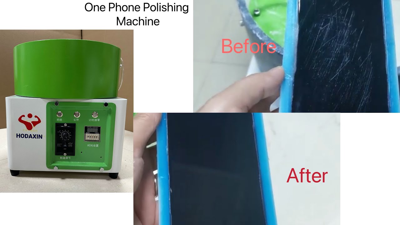 Phone Scratches Removing of Screen/Back Glass in 6 Mins By Grinding &  Polishing 