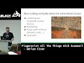 BlackAlps17: Fingerprint all the things with scannerl by Adrien Giner