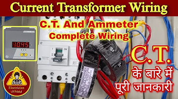 Current Transformer (CT) Connection With Digital Ammeter And Selector Switch | Electrician Ustaad