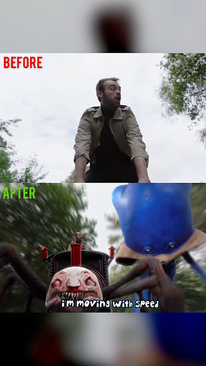 Before vs After: Shin Sonic Catches Choo Choo Charles