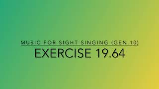 Exercise 19.64 - Music for Sight Singing