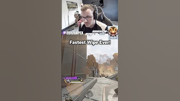 Fastest Wipe Ever?????  #apexlegends #apexclips #apexpredator