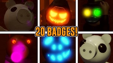 HOW TO GET 20 SECRET BADGES & MORPHS IN PIGGY: TRAUMATIC EXPERIENCES!