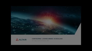 PBS Professional License Aware Scheduling Tutorial