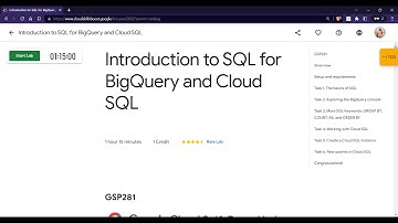 Introduction to SQL for BigQuery and Cloud SQL | GCCP #lab_solution