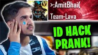 Amit Bhai ID Hack Prank 😈 (Will They Believe Me?) | Free Fire | Desi Gamers