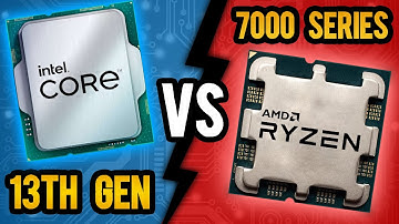 Intel 13th Gen vs. Ryzen 7000 Series... in under 3 minutes!
