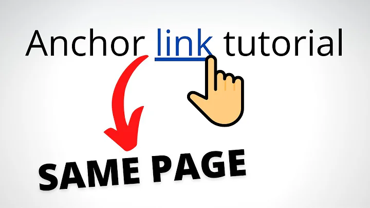 How to Link to a Specific Part of a Page (HTML anchor link)