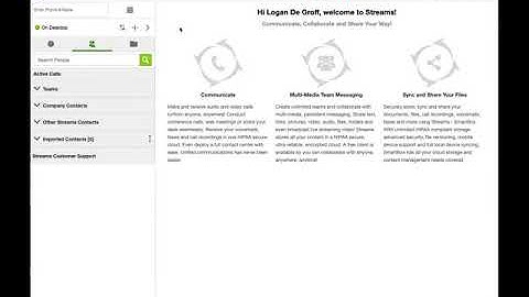 How to Video Use PanTerra Streams to Add Contacts in Streams