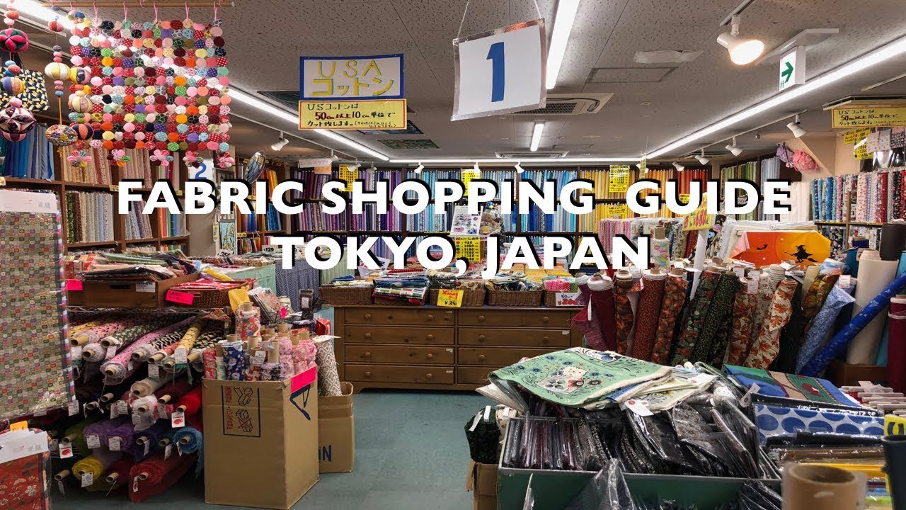 acre Hopelijk Regenachtig พาทัวร์ร้านผ้าโตเกียว ep 2:Fabric shopping guide :Nippori textile  town:Tokyo by แอดมี่ - YouTube