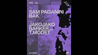 Sam Paganini - 11-Sep-2026 Live @ Nitsa, Barcelona, Spain