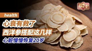 心衰有救了西洋参搭配这几样补气生血心脏慢慢恢复20岁《养生堂》莫把心衰当“心累”