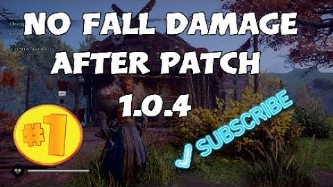 Assassins Creed Valhalla no fall damage after patch 1.0.4