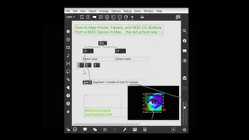 Mapping MIDI Device Pots & Faders in Max the Old School Way @C74connect