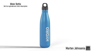 Water Bottle - CGtrader model