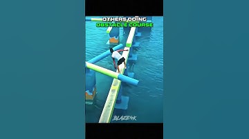 OTHERS DOING OBSTACLE COURSE V/S LAST ONE 🥶 #edit #trollface #trending #troll