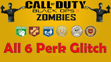 Black ops 2: 6 perk Glitch on Town Tutorial