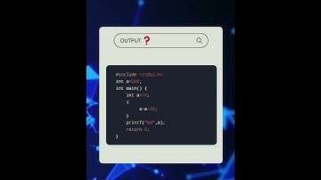 Comment the output #C #programming #computer #gk