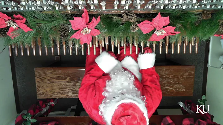 Santa Plays "Deck the Halls" at the KU Memorial Campanile & Carillon