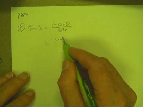 VERIFY TRIG IDENTITIES; #4