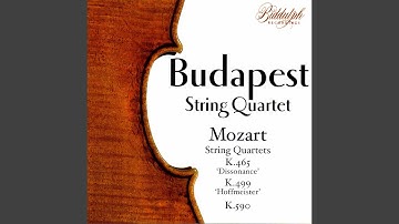 String Quartet No. 19 in C Major, K. 465 "Dissonance": III. Menuetto. Allegro