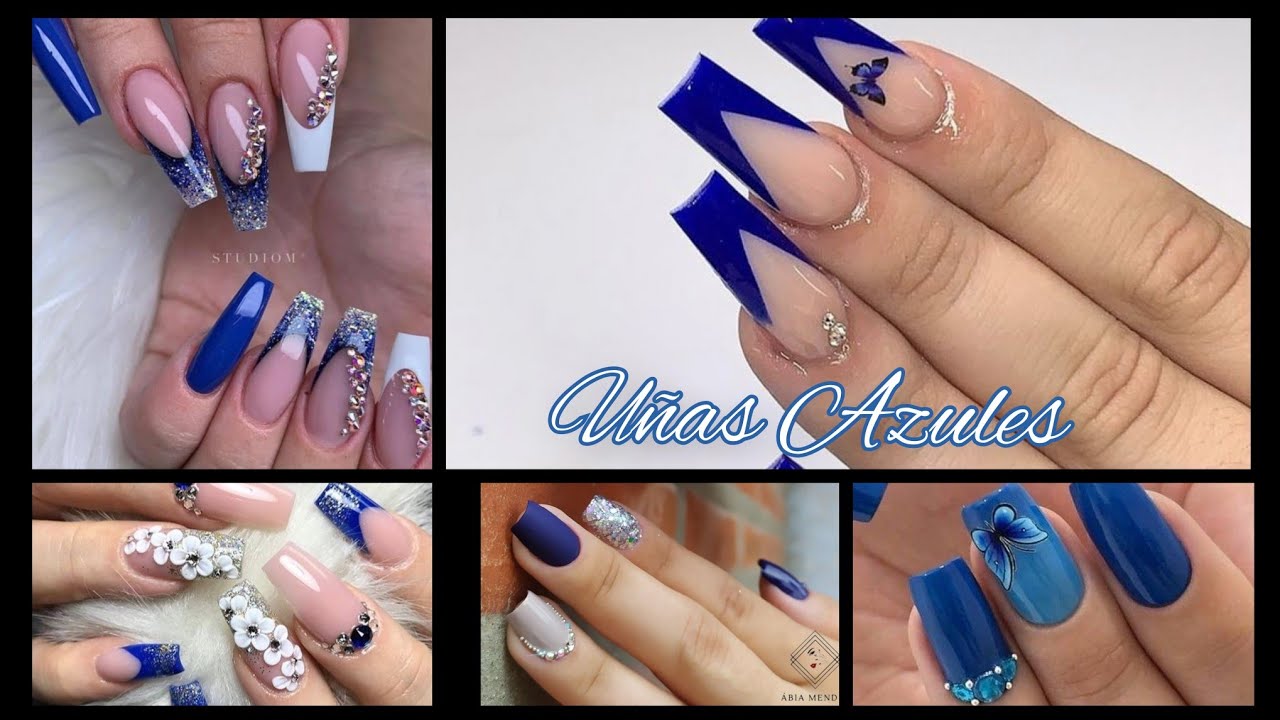 DISEÑOS DE UÑAS AZULES 2022 #uñas2022 #diseñosdeuñas #tendenciaenuñas  #desingnails #uñasdecoradas - thptnganamst.edu.vn