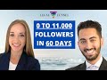 How lawyer britt went from 0 to 11000 followers in 60 days