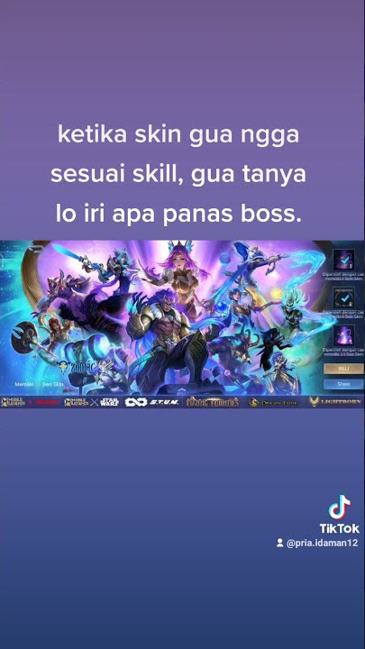 kumpulan skin zodiac. #mobilelegends #storywa