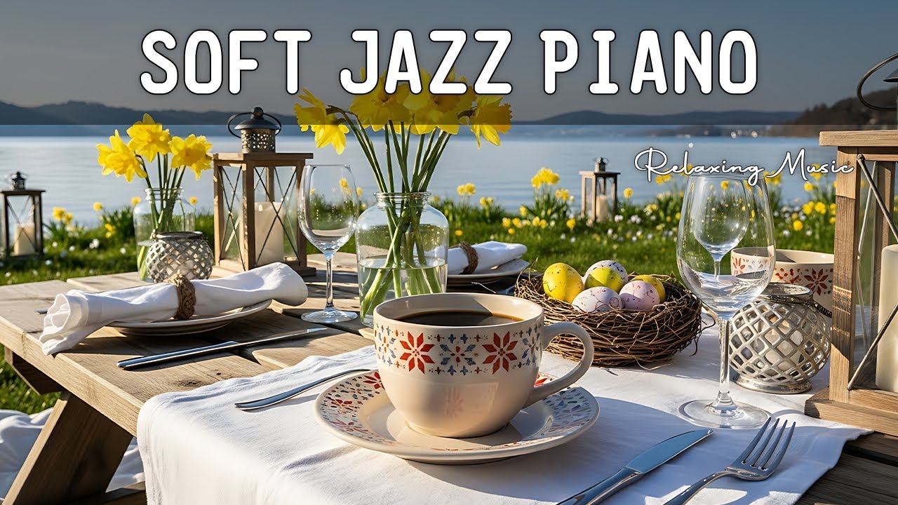 Soft Jazz Piano for Spring 🌸 Focused Work, Study Flow & Quiet Balance