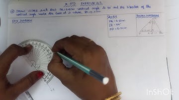 10th maths l Construction of Triangle l Exercise:4.2(16)