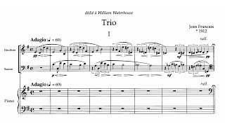 Jean Françaix: Trio for Oboe, Bassoon, and Piano (1994)