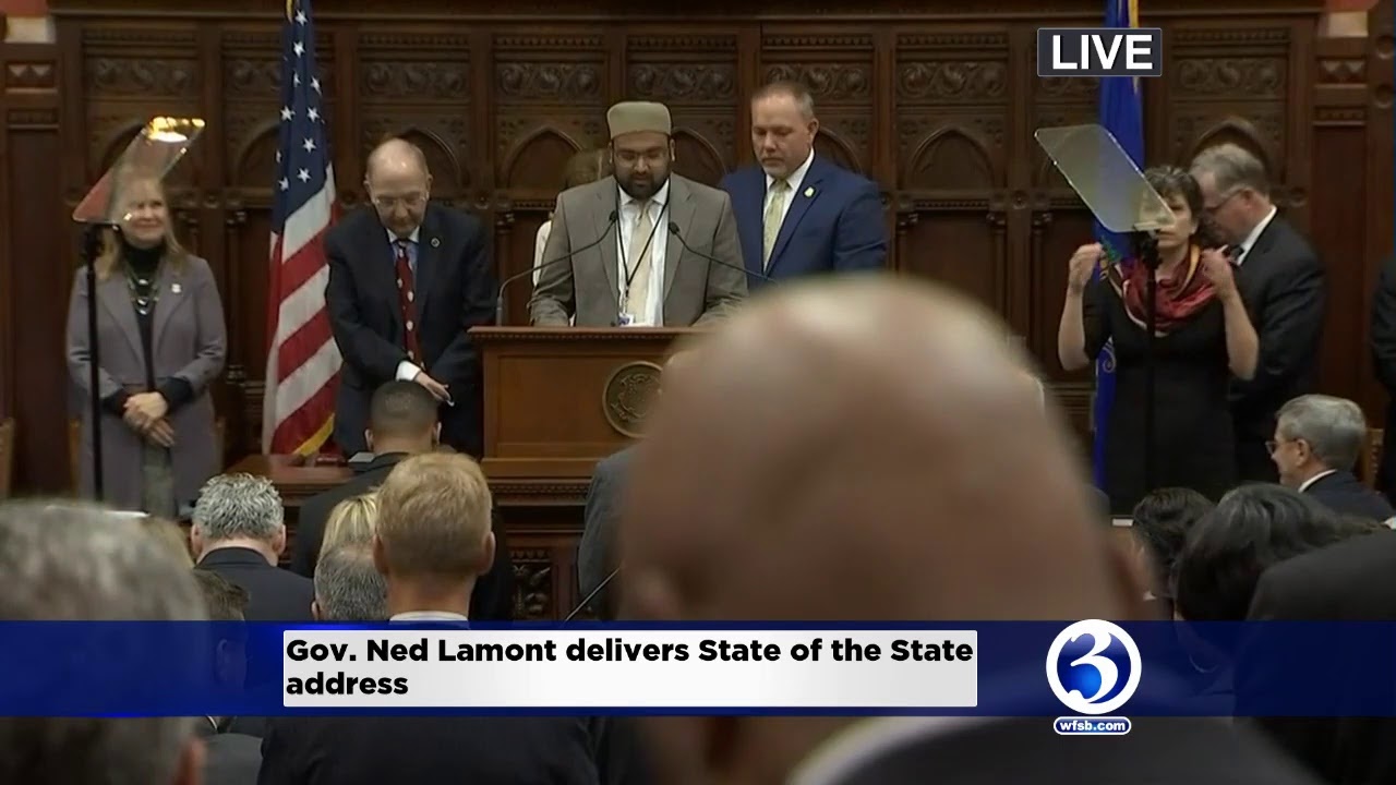 WATCH LIVE: Gov. Ned Lamont delivers State of the State address - YouTube