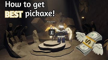 How to get Arcane Pickaxe + Money in The Forge Roblox!